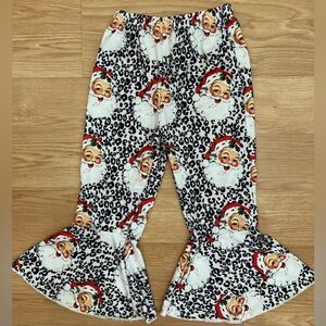 Santa Claus Bell Bottom kids Pants 2T 3T